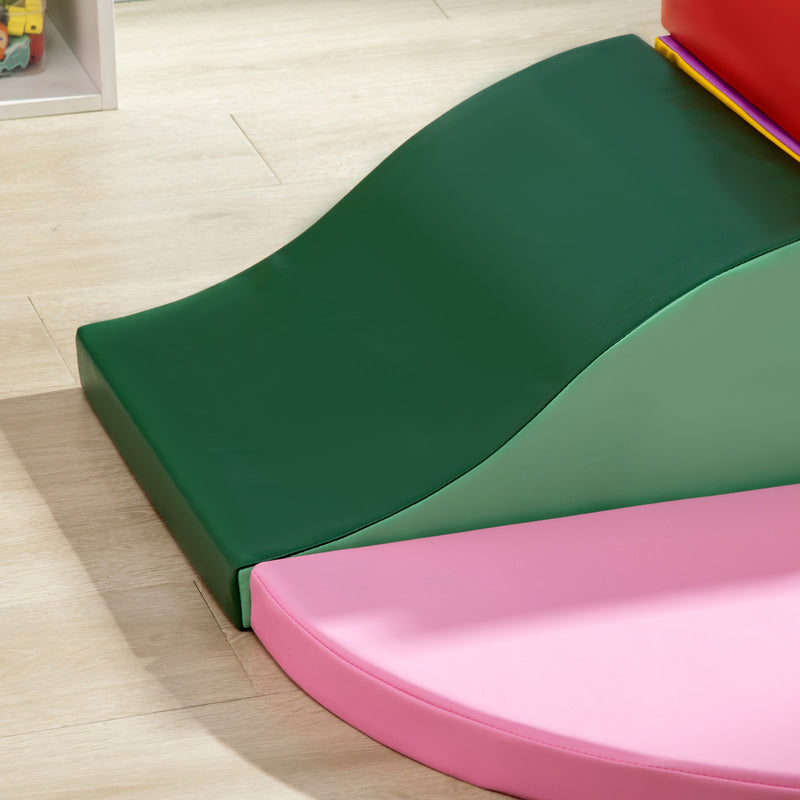 6-Piece Soft Foam Climbing Blocks Set for Toddlers Ages 1-3 Magic Cars 1
