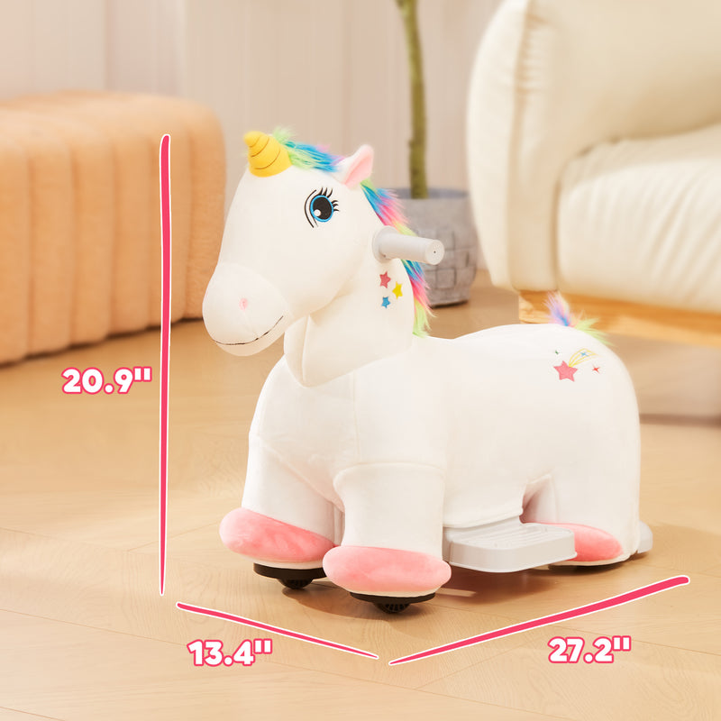 6V Kids Electric Ride-On Animal Toy with Music and Forward Motion Magic Cars 1