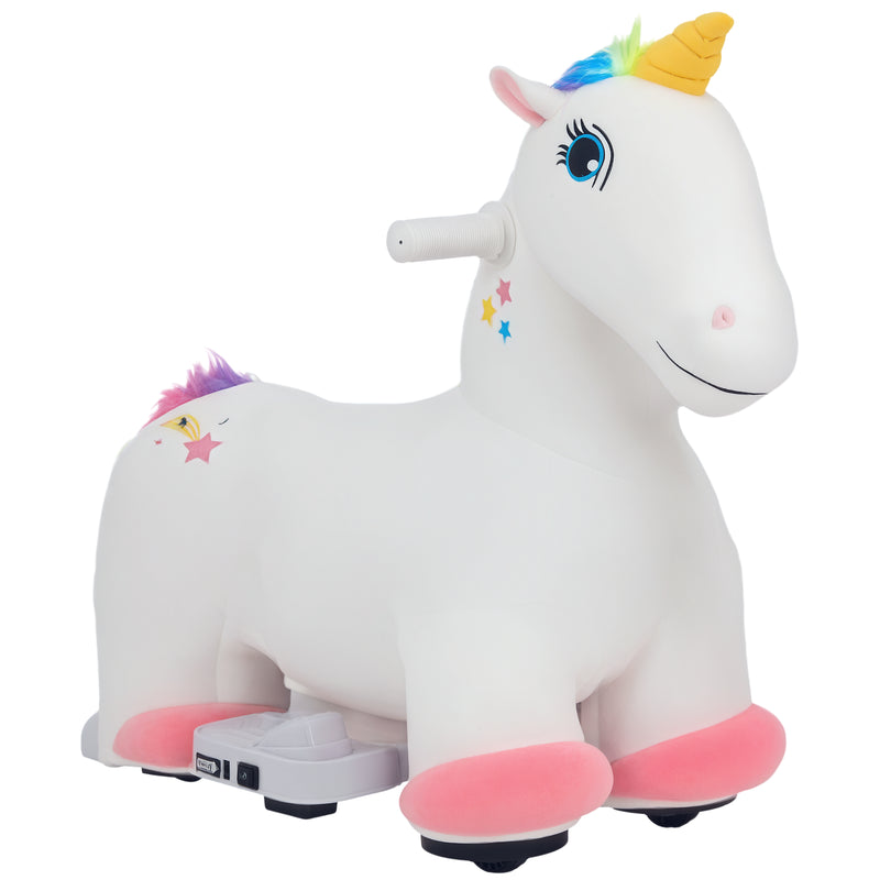 6V Kids Electric Ride-On Animal Toy with Music and Forward Motion Magic Cars 2