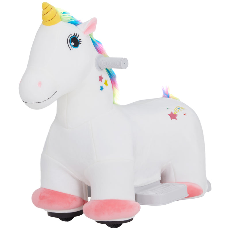 6V Kids Electric Ride-On Animal Toy with Music and Forward Motion Magic Cars 3