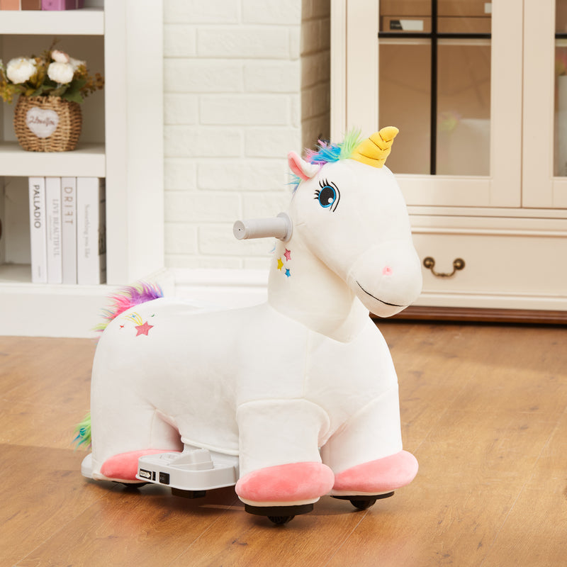 6V Kids Electric Ride-On Animal Toy with Music and Forward Motion Magic Cars 8