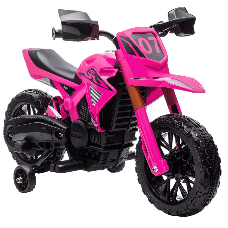 6V Kids Motorcycle with Training Wheels, Horn, and Start Sound Magic Cars 14