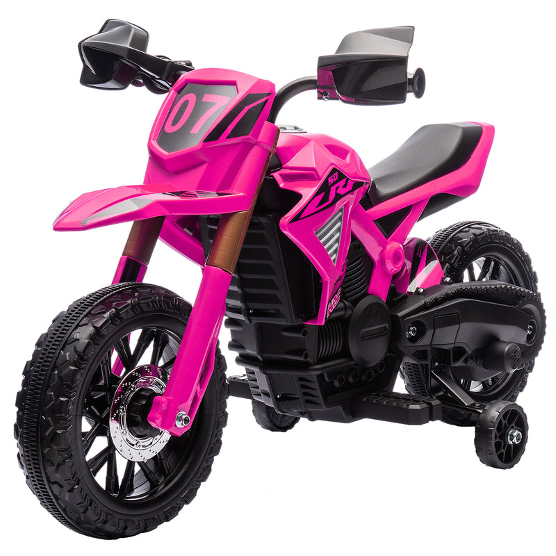 6V Kids Motorcycle with Training Wheels, Horn, and Start Sound Magic Cars 15
