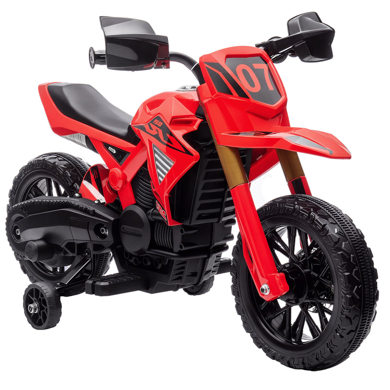 6V Kids Motorcycle with Training Wheels, Horn, and Start Sound Magic Cars 2