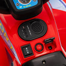6V Kids Ride-On ATV with Lights and Rechargeable Battery in Red Magic Cars 1
