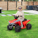 6V Kids Ride-On ATV with Lights and Rechargeable Battery in Red Magic Cars 6