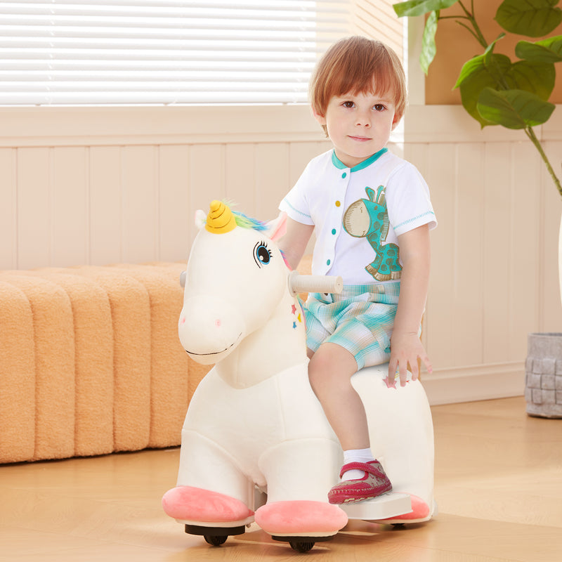 6V Battery-Powered Kids Electric Ride-On Unicorn Toy Animal Magic Cars 8