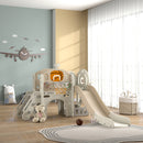 7-in-1 Toddler Slide Playset with Ring Toss for Kids Ages 1-6 Years Magic Cars 5