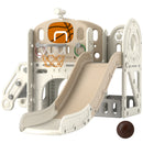 7-in-1 Toddler Slide Playset with Ring Toss for Kids Ages 1-6 Years Magic Cars 7