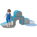 7-Piece Soft Baby Play Set Toddler Crawling Climber for Creative Development Magic Cars 0