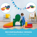 7-Piece Soft Play Climber for Toddlers with Easy-Clean Multicolor Surface Magic Cars 3