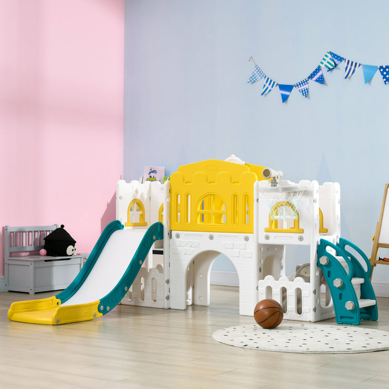 8-Inch Toddler Slide Indoor Playset for Kids Ages 1-3 Years Magic Cars 7