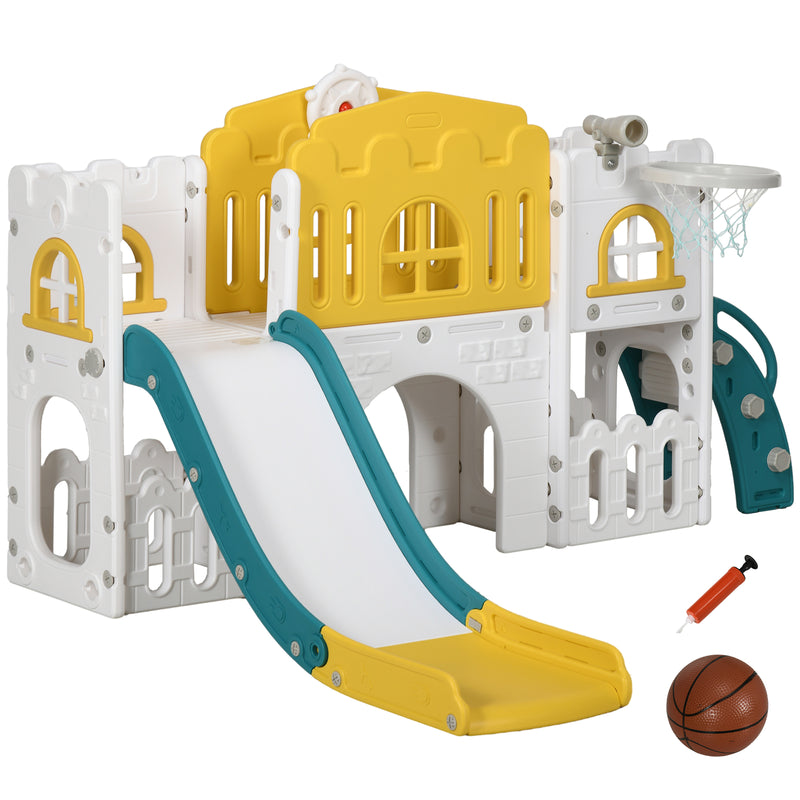8-Inch Toddler Slide Indoor Playset for Kids Ages 1-3 Years Magic Cars 9