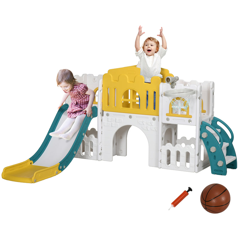 8-Inch Toddler Slide Indoor Playset for Kids Ages 1-3 Years Magic Cars Variant 0