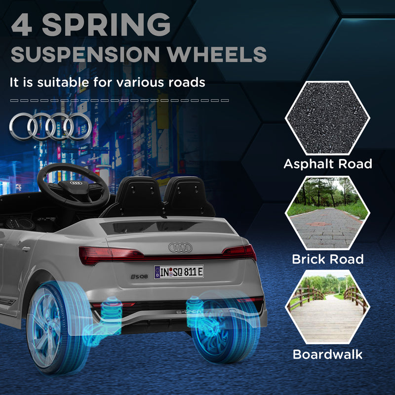 Licensed 12V Kids Ride-On Car Audi Q8 e-tron Sportback Model Magic Cars 21