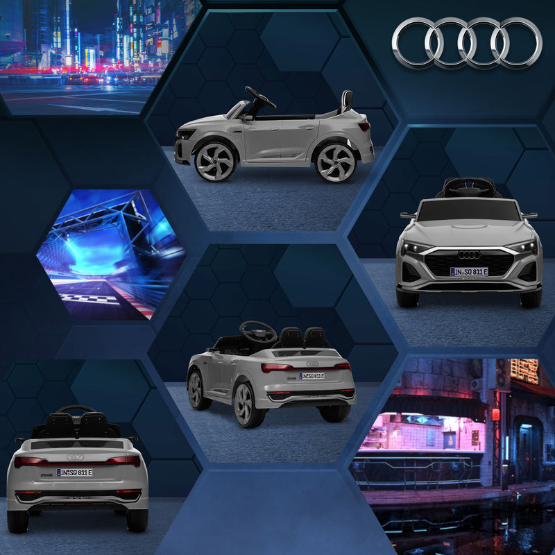 Licensed 12V Kids Ride-On Car Audi Q8 e-tron Sportback Model Magic Cars 22