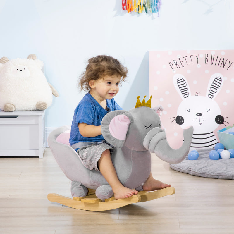 Baby Toddler Rocking Elephant and Horse Chair Toy with Sound Magic Cars 10