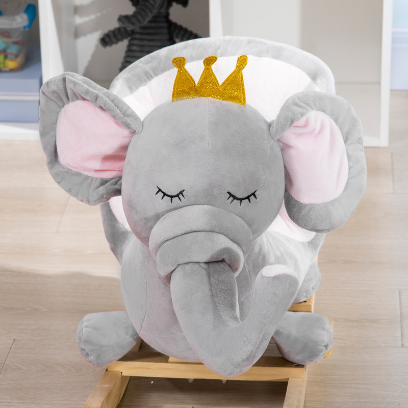 Baby Toddler Rocking Elephant and Horse Chair Toy with Sound Magic Cars 3