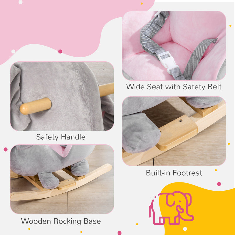 Baby Toddler Rocking Elephant and Horse Chair Toy with Sound Magic Cars 5