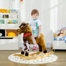 Large Deluxe Baby Rocking Horse with Realistic Animal Design Magic Cars 8
