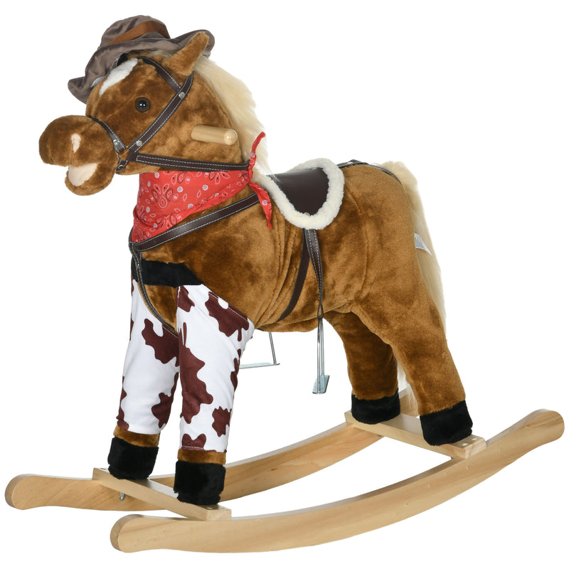 Large Deluxe Baby Rocking Horse with Realistic Animal Design Magic Cars 9