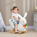 Baby Rocking Horse and Bunny Themed Ride-On Toy with Carrot Accessory Magic Cars 8