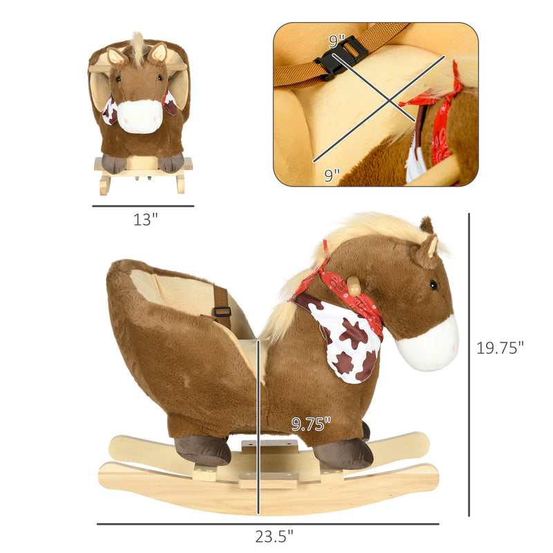 Deluxe Baby Rocking Horse with Realistic Animal Sounds Magic Cars 8