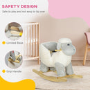 Deluxe Baby Rocking Animal Sheep and Lamb with Safety Seat and Belt Magic Cars 3