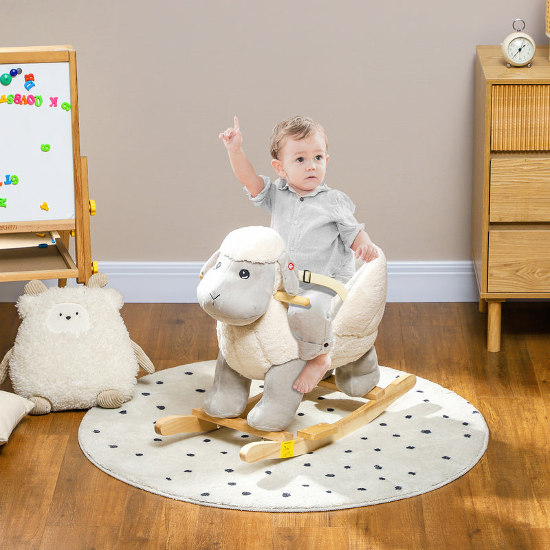 Deluxe Baby Rocking Animal Sheep and Lamb with Safety Seat and Belt Magic Cars 8