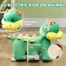 Battery-Powered Ride-On Horse with Music and PU Wheels for 18-36 Months Magic Cars 3