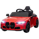Licensed 12V BMW M4 Ride-On Car with Handle Attachment Magic Cars 15
