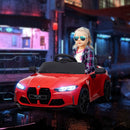 Licensed 12V BMW M4 Ride-On Car with Handle Attachment Magic Cars 20