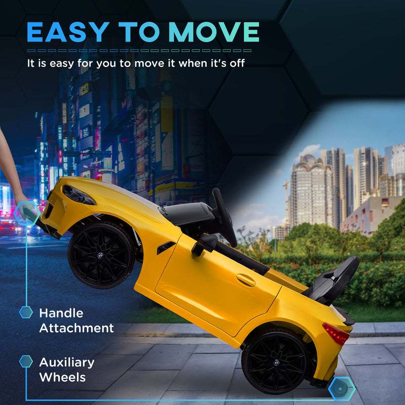 Licensed BMW M4 12V Electric Ride-On Car for Kids with Parent Remote Control Magic Cars 4