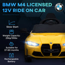 Licensed BMW M4 12V Electric Ride-On Car for Kids with Parent Remote Control Magic Cars 5