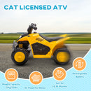 Licensed Kids 6V Electric CAT Four-Wheeler ATV Ride-On Toy Magic Cars 4