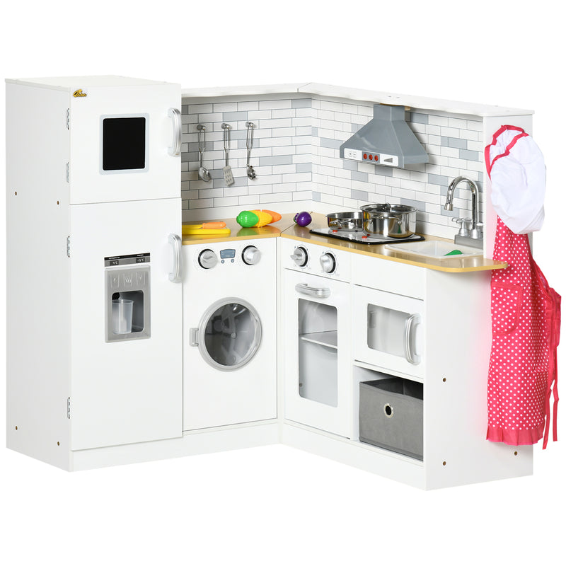 Corner Play Kitchen Set with Sound Effects and Spacious Countertop Magic Cars Variant 0