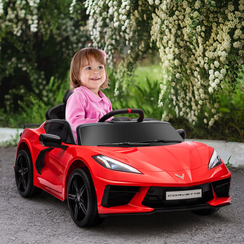 12V Licensed Chevrolet Corvette Electric Ride-On Car for Kids with Parental Remote Magic Cars 7