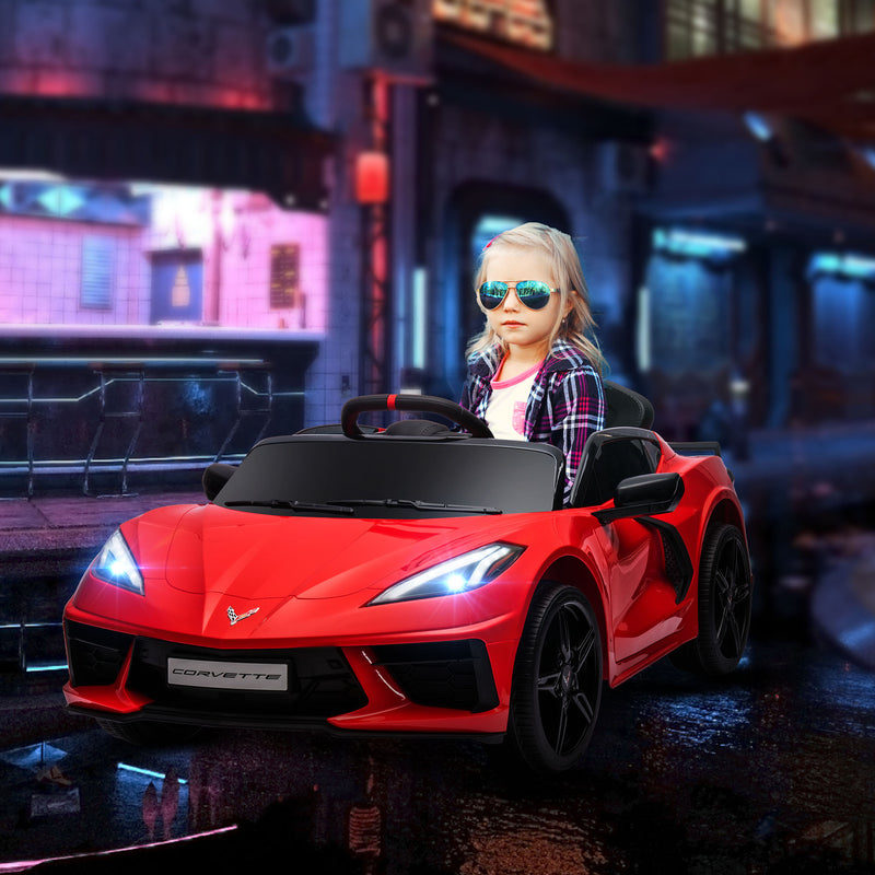 12V Licensed Chevrolet Corvette Electric Ride-On Car for Kids with Parental Remote Magic Cars 8