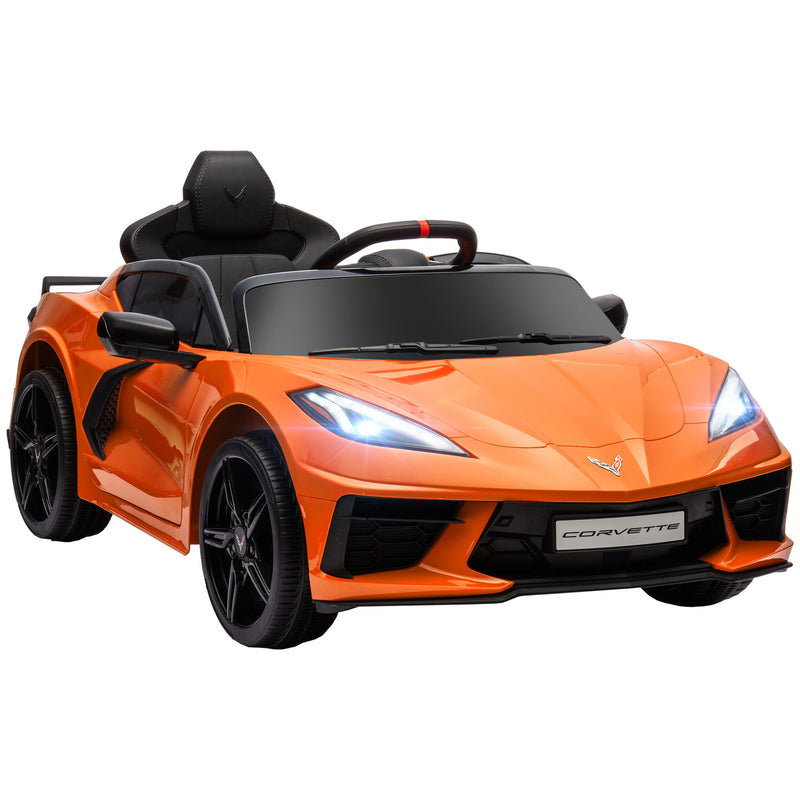 12V Licensed Chevrolet Corvette Electric Ride-On Car for Kids with Parental Remote Control Magic Cars Variant 0