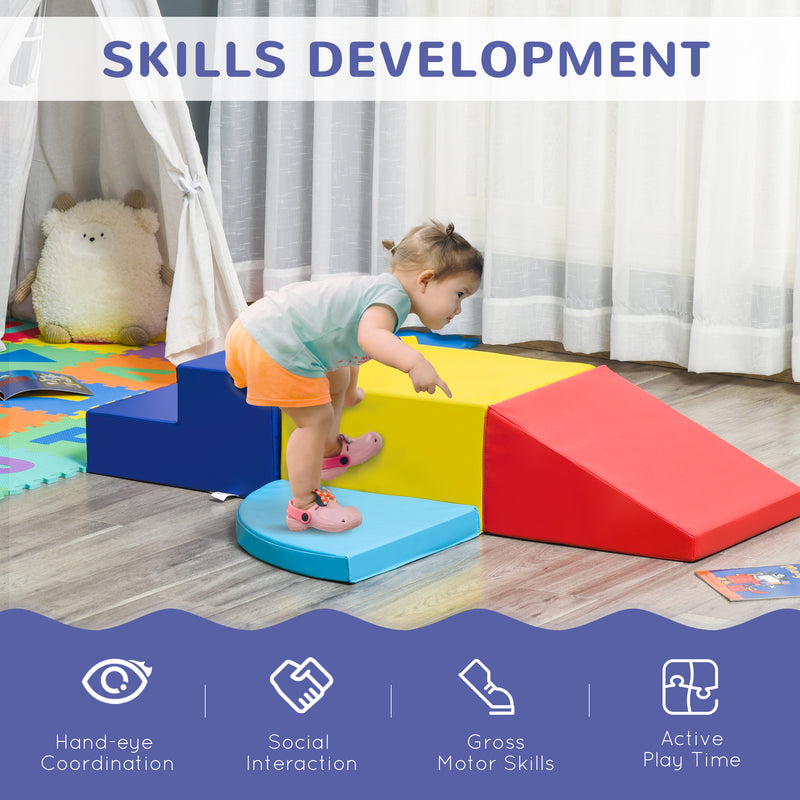 4-Piece Soft Foam Play Set for Toddlers and Children – Easy to Clean and Safe Magic Cars 5