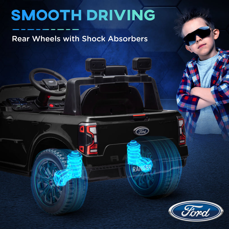 Licensed 12V Ford Ranger Electric Ride-On Truck for Toddlers with Remote Control Magic Cars 2