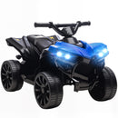 6V Electric Blue ATV Ride-On Car for Kids with Music Magic Cars 2