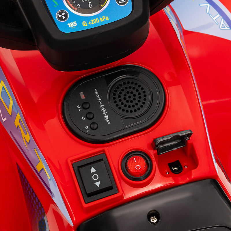 Kids 6V Ride-On ATV Quad with Rechargeable Battery Toy Magic Cars 9