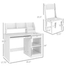 Kids Study Desk and Chair Set with Storage for Ages 5-8 Magic Cars 6