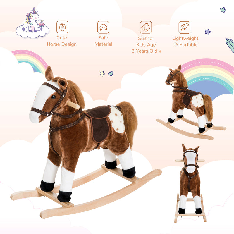 Deluxe Kids Rocking Pony Ride-On Toy for Toddlers Girls Magic Cars 7