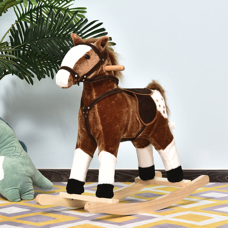 Deluxe Kids Rocking Pony Ride-On Toy for Toddlers Girls Magic Cars 9