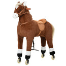 Kids Ride-On Walking Horse with Easy Rolling Wheels and Soft Huggable Body Magic Cars 0