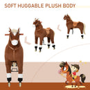 Kids Ride-On Walking Horse with Easy Rolling Wheels and Soft Huggable Body Magic Cars 3