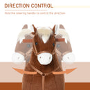Kids Ride-On Walking Horse with Easy Rolling Wheels and Soft Huggable Body Magic Cars 5