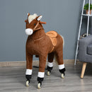 Kids Ride-On Walking Horse with Easy Rolling Wheels and Soft Huggable Body Magic Cars 7